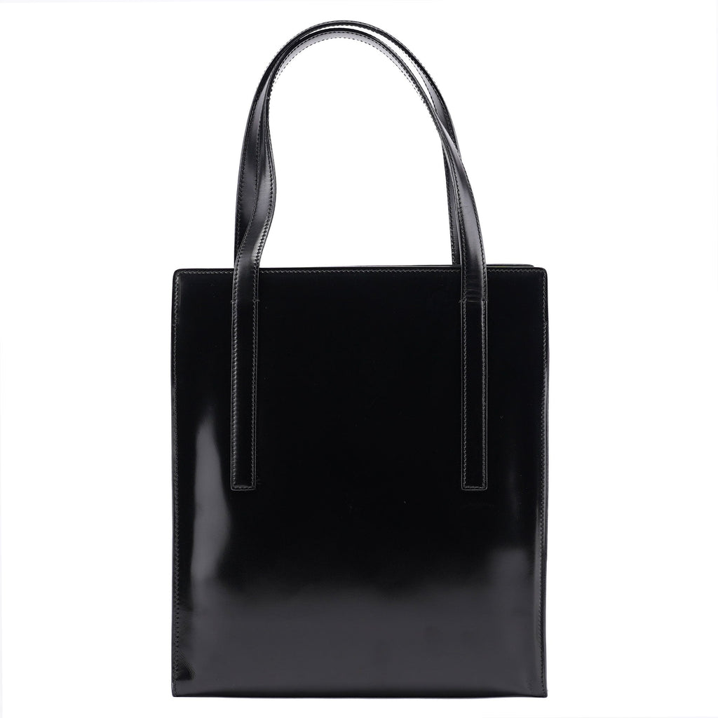 1995 Black Spazzolato Tote Bag