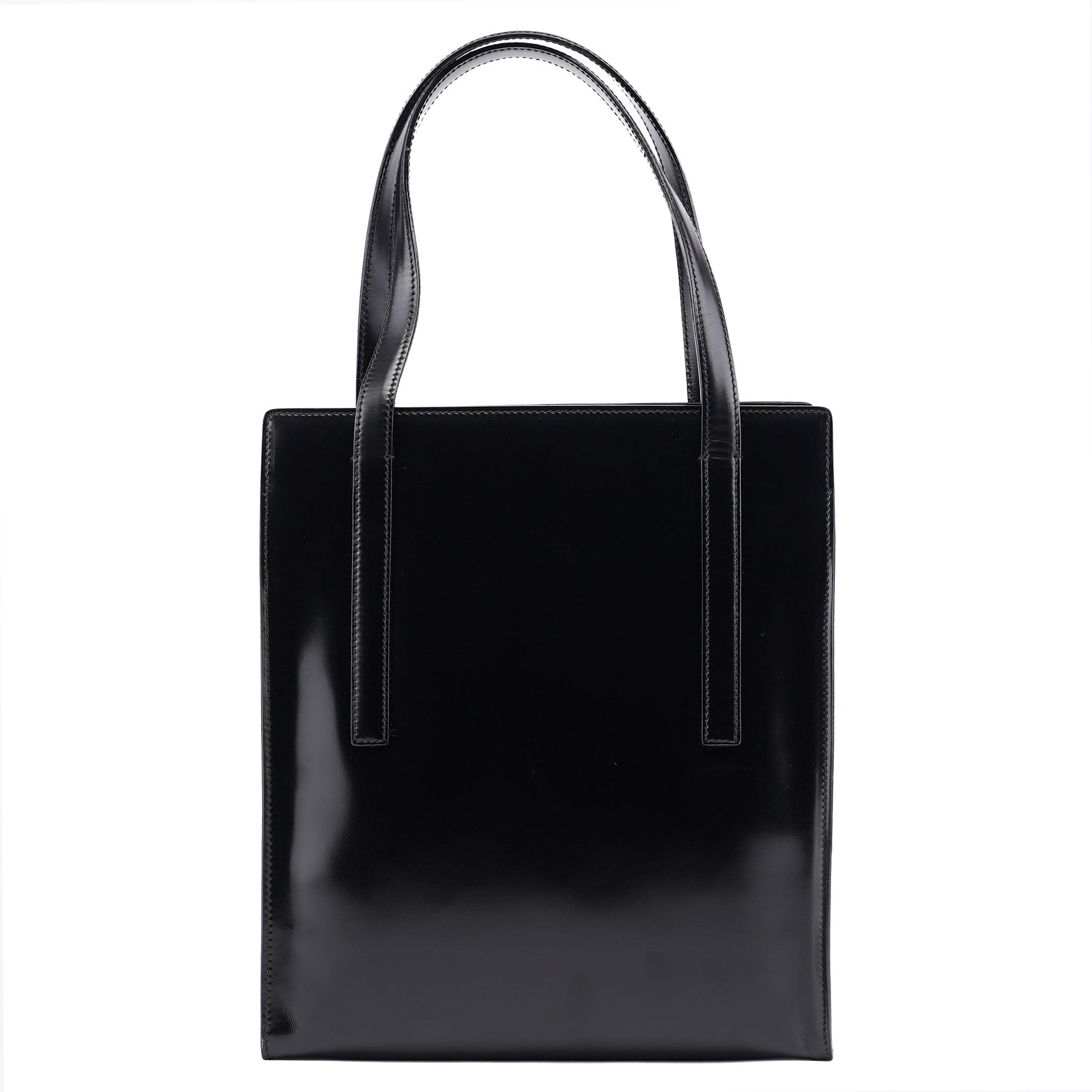 1995 Black Spazzolato Tote Bag
