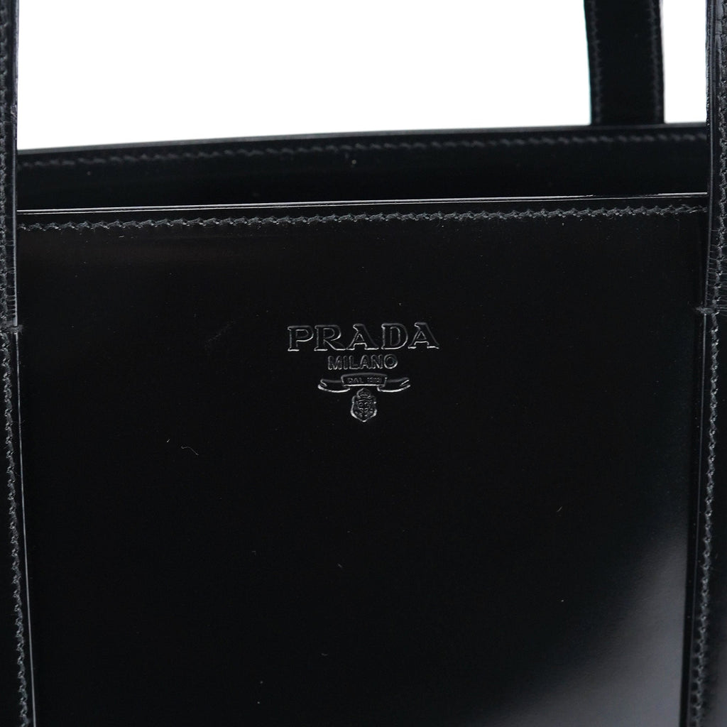 1995 Black Spazzolato Tote Bag