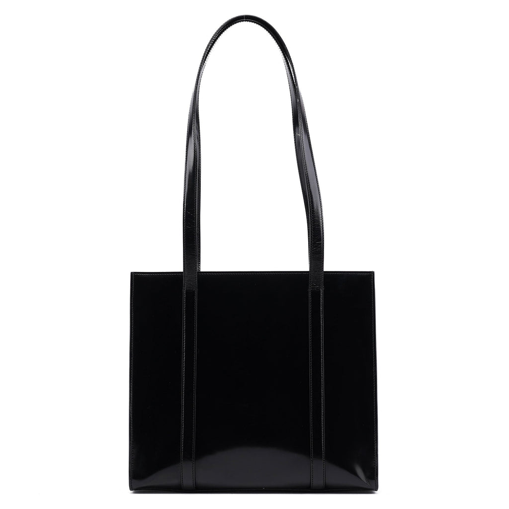 1995 Black Spazzolato Tote Bag