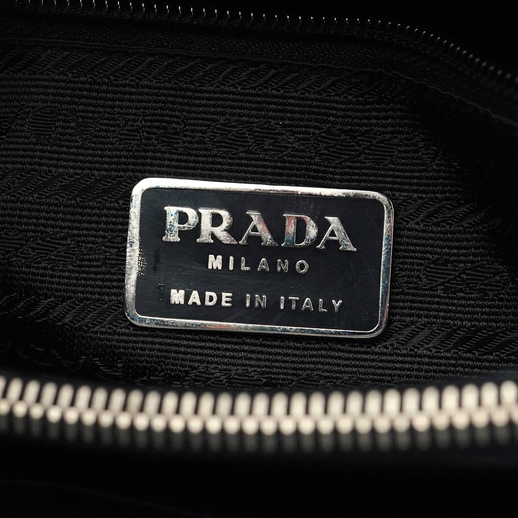 1995 Black Spazzolato Tote Bag