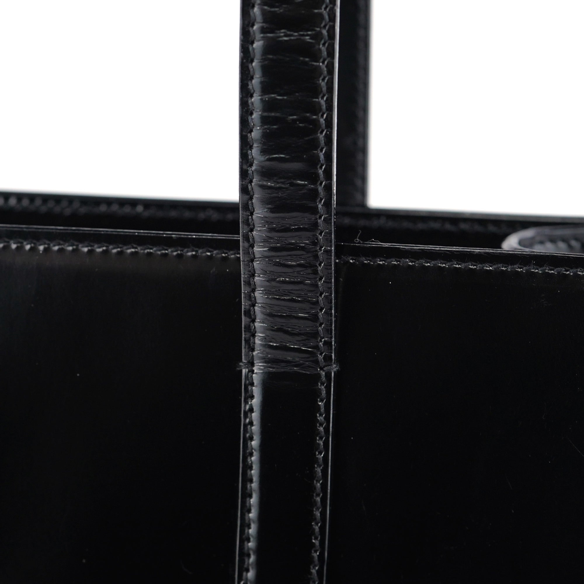 1995 Black Spazzolato Tote Bag