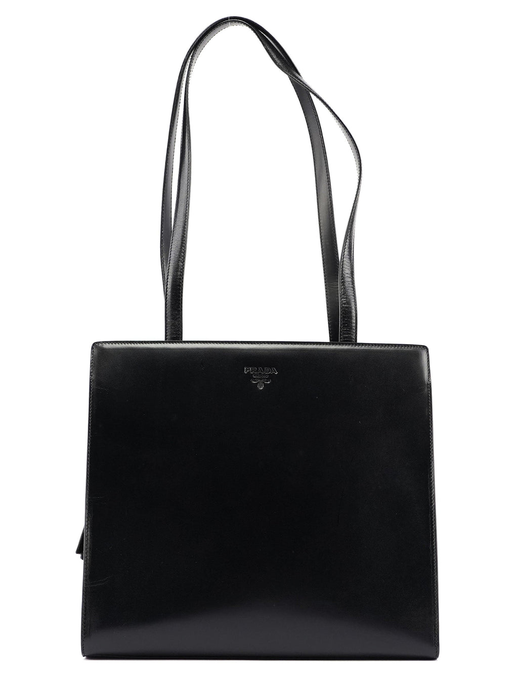 1995 Black Vitello Calfskin Tote Bag
