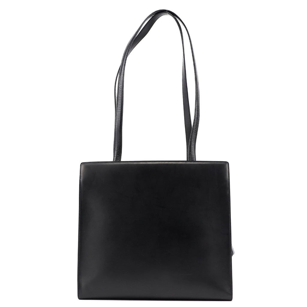 1995 Black Vitello Calfskin Tote Bag