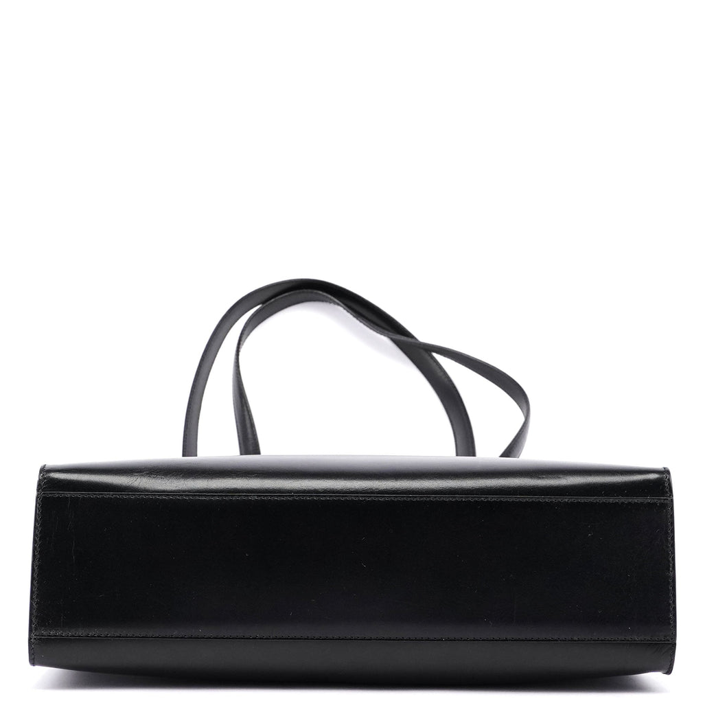 1995 Black Vitello Calfskin Tote Bag