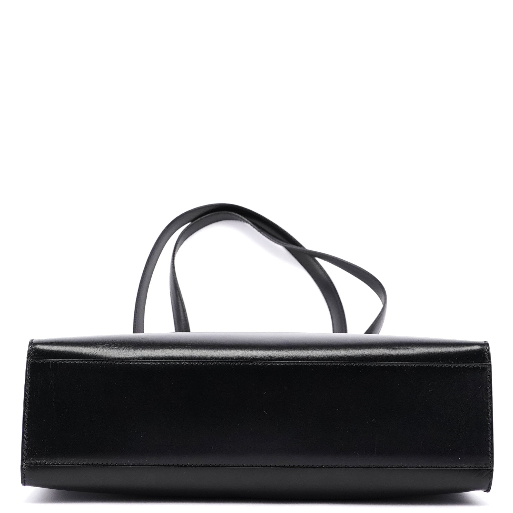 1995 Black Vitello Calfskin Tote Bag