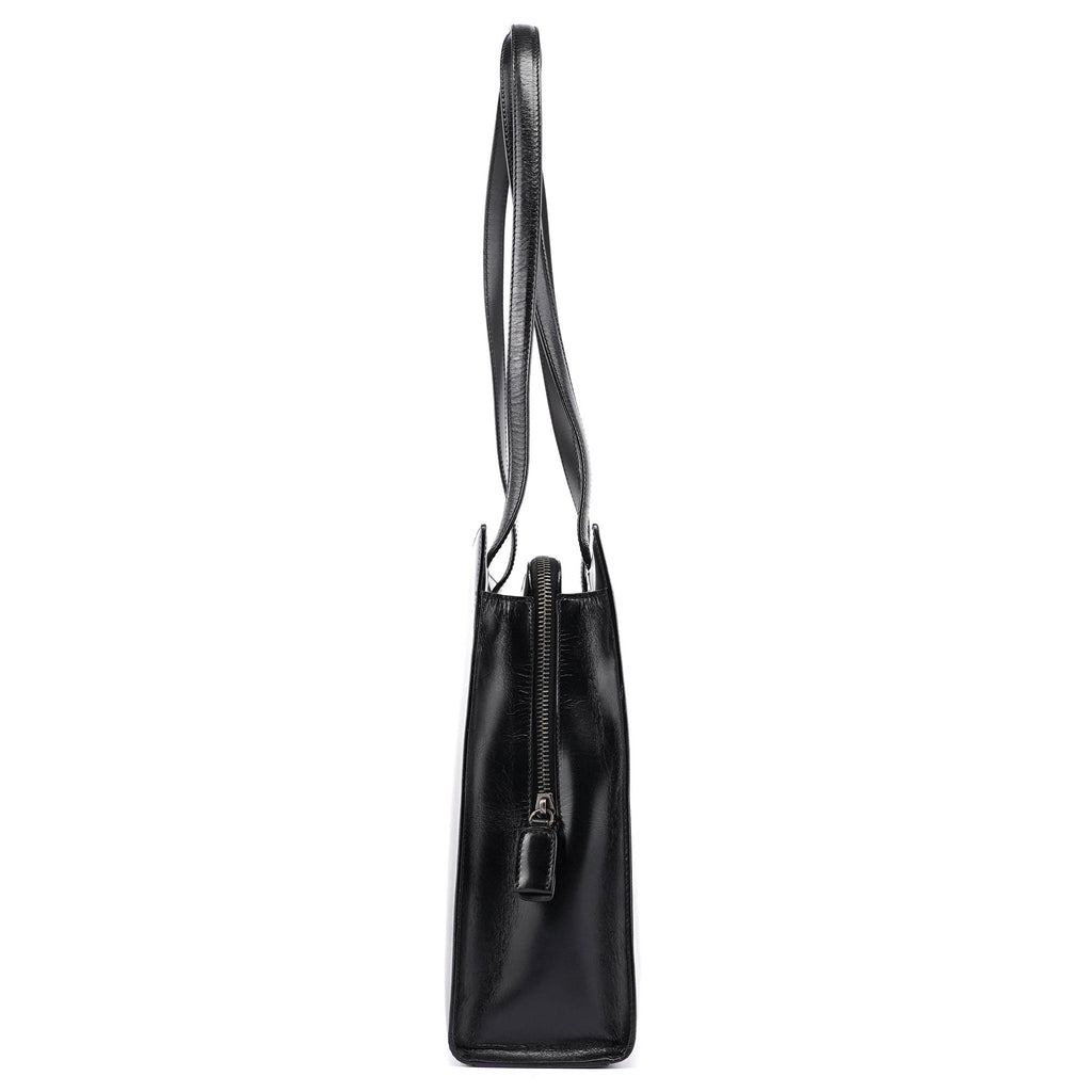 1995 Black Vitello Calfskin Tote Bag