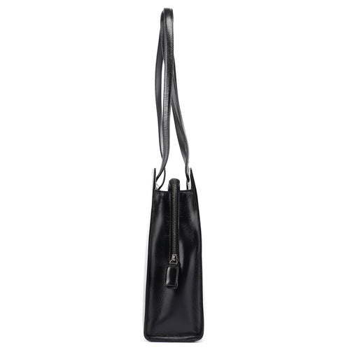 1995 Black Vitello Calfskin Tote Bag