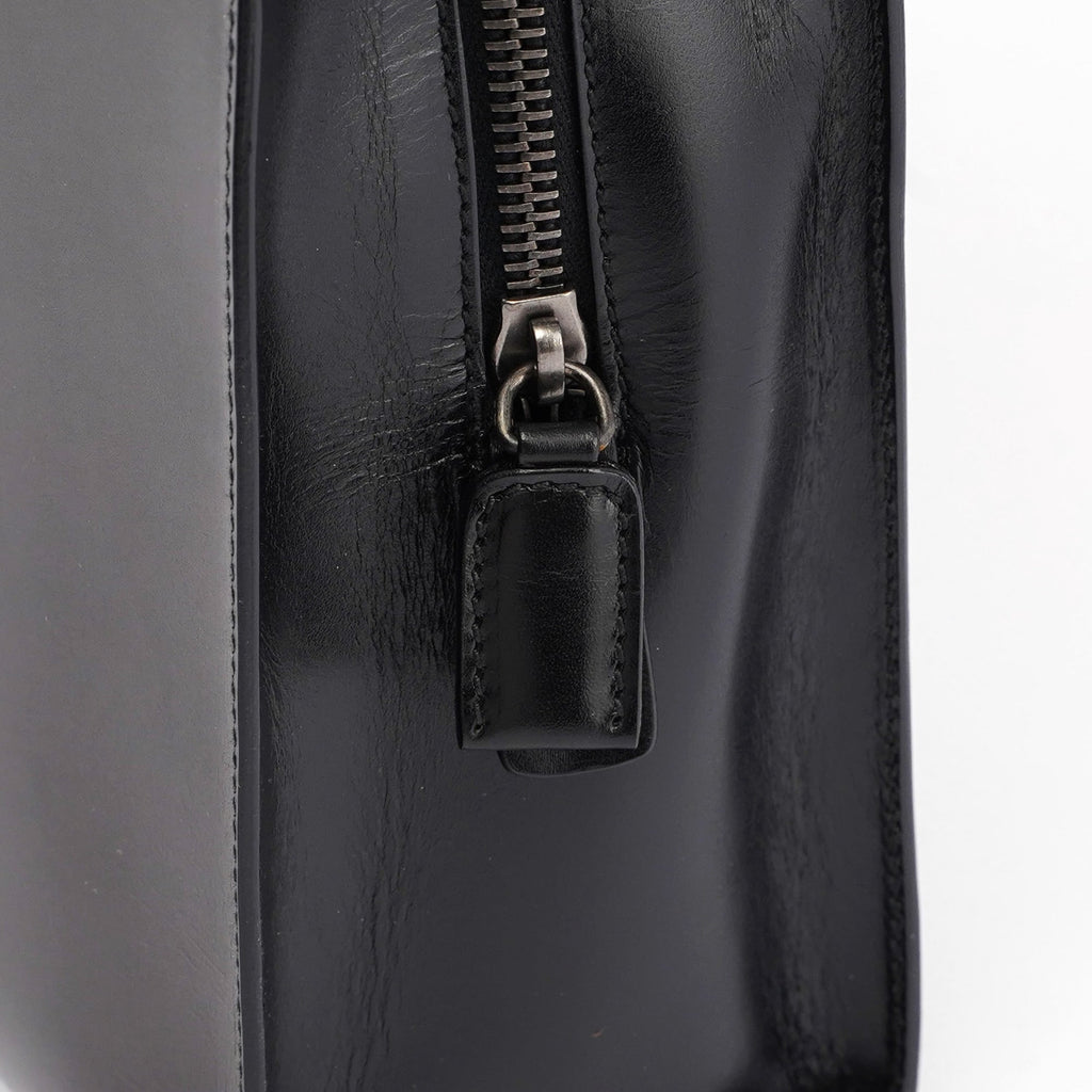 1995 Black Vitello Calfskin Tote Bag