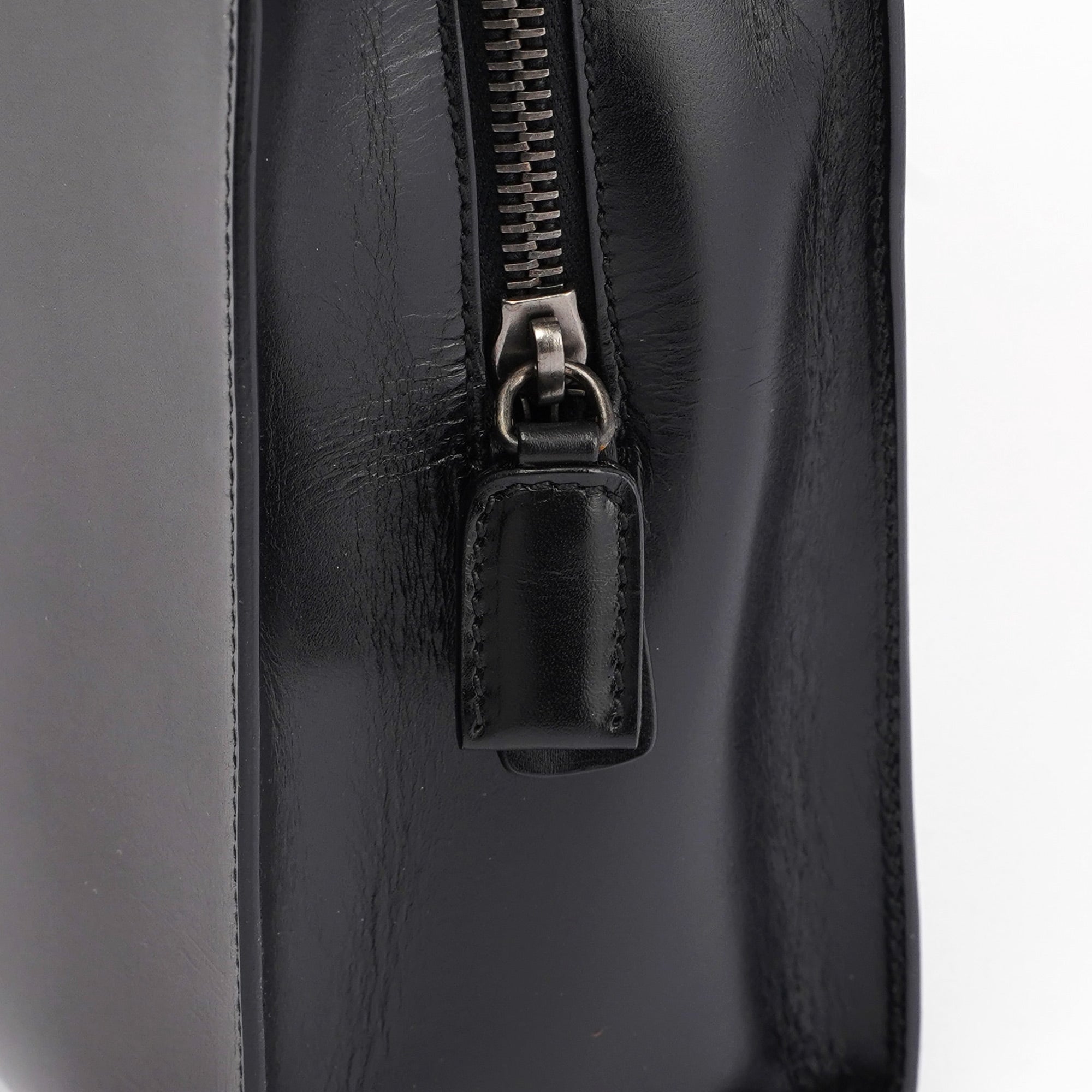 1995 Black Vitello Calfskin Tote Bag