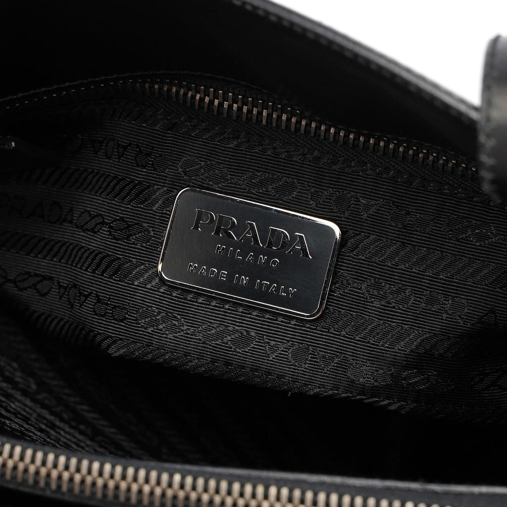 1995 Black Vitello Calfskin Tote Bag