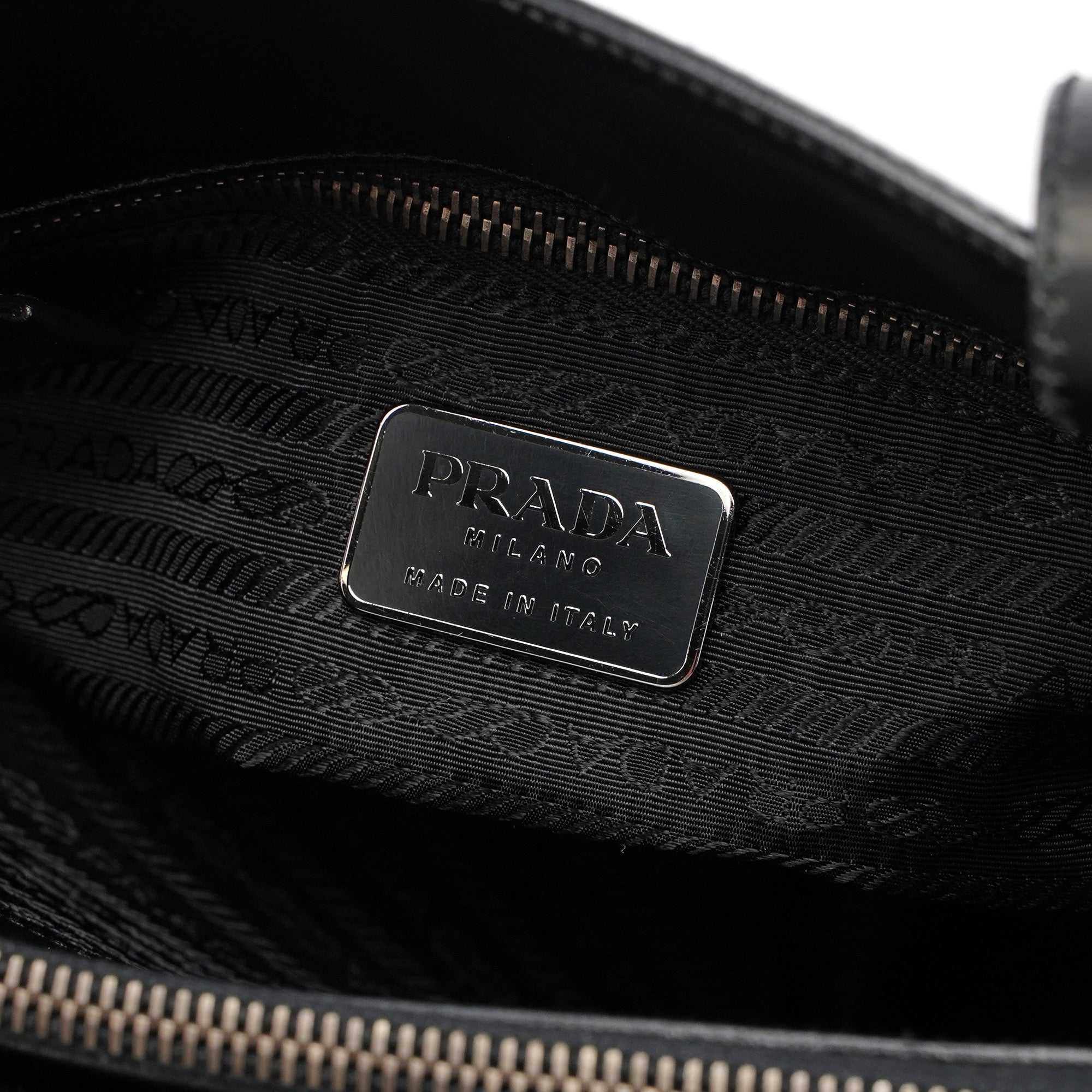 1995 Black Vitello Calfskin Tote Bag