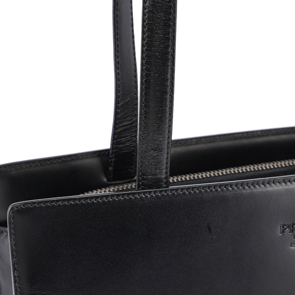 1995 Black Vitello Calfskin Tote Bag