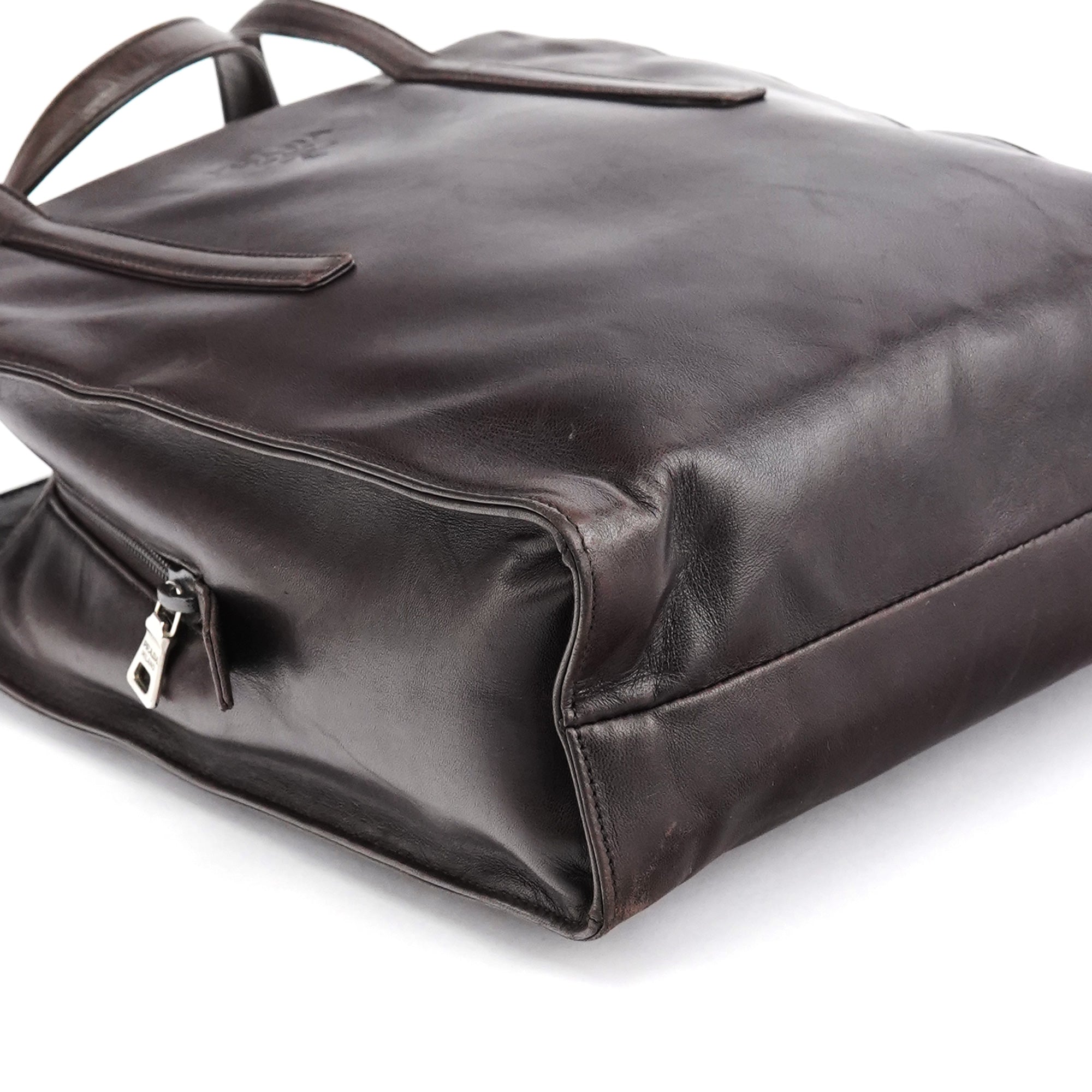 1995 Brown Nappa Sport Leather Tote Bag