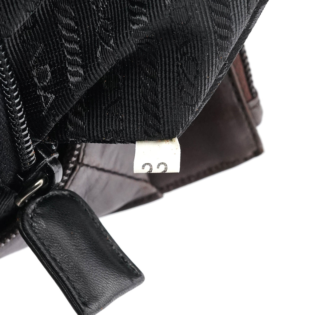 1995 Brown Nappa Sport Leather Tote Bag