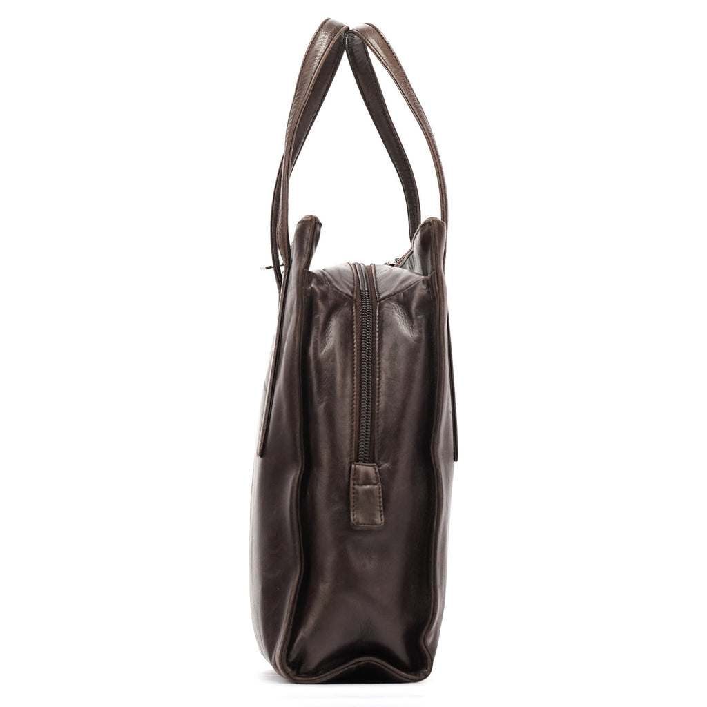 1995 Brown Nappa Sport Leather Tote Bag