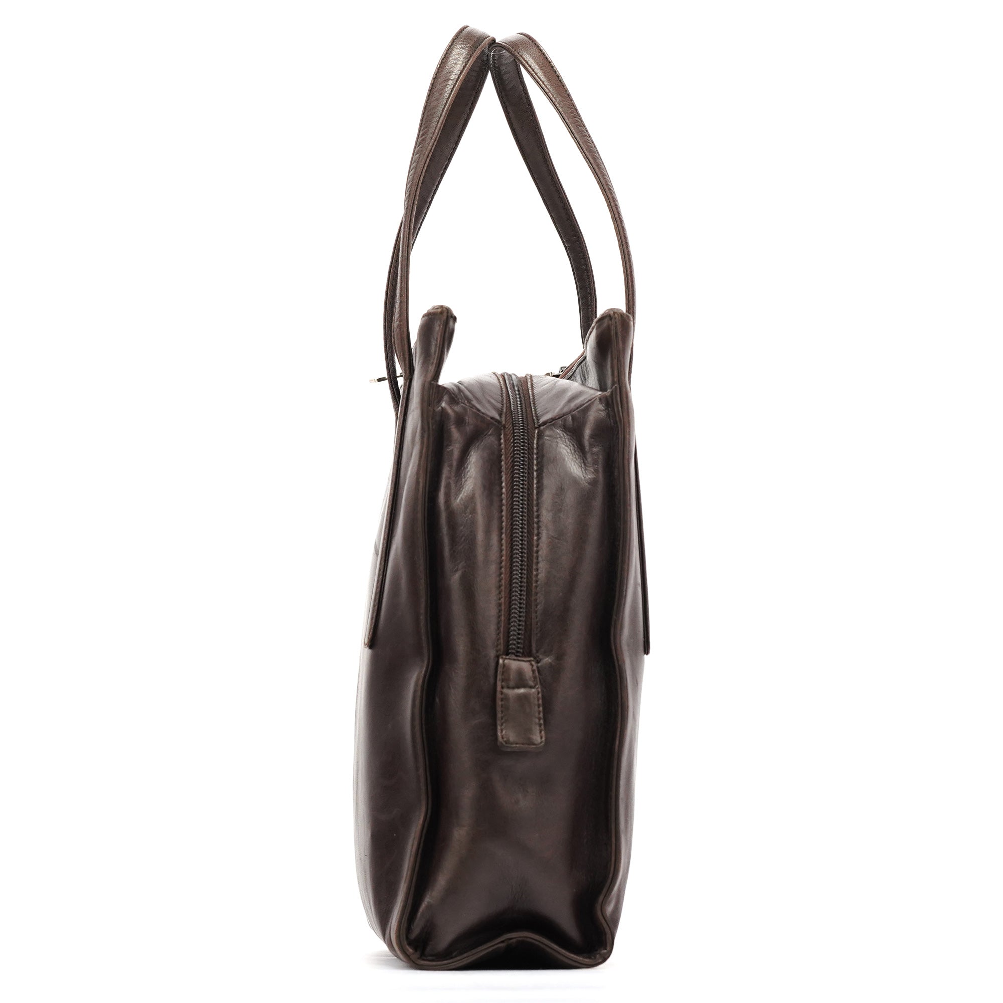1995 Brown Nappa Sport Leather Tote Bag