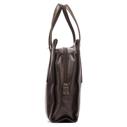 1995 Brown Nappa Sport Leather Tote Bag