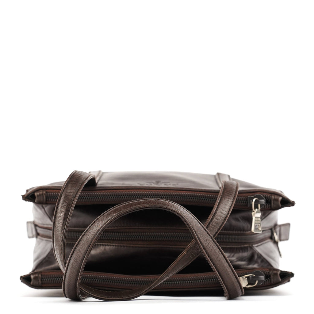 1995 Brown Nappa Sport Leather Tote Bag