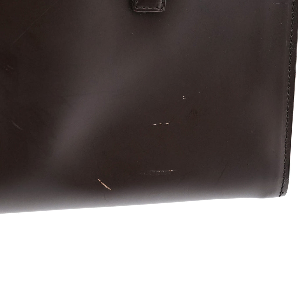 1995 Brown Spazzolato Sport Clutch Tote Bag