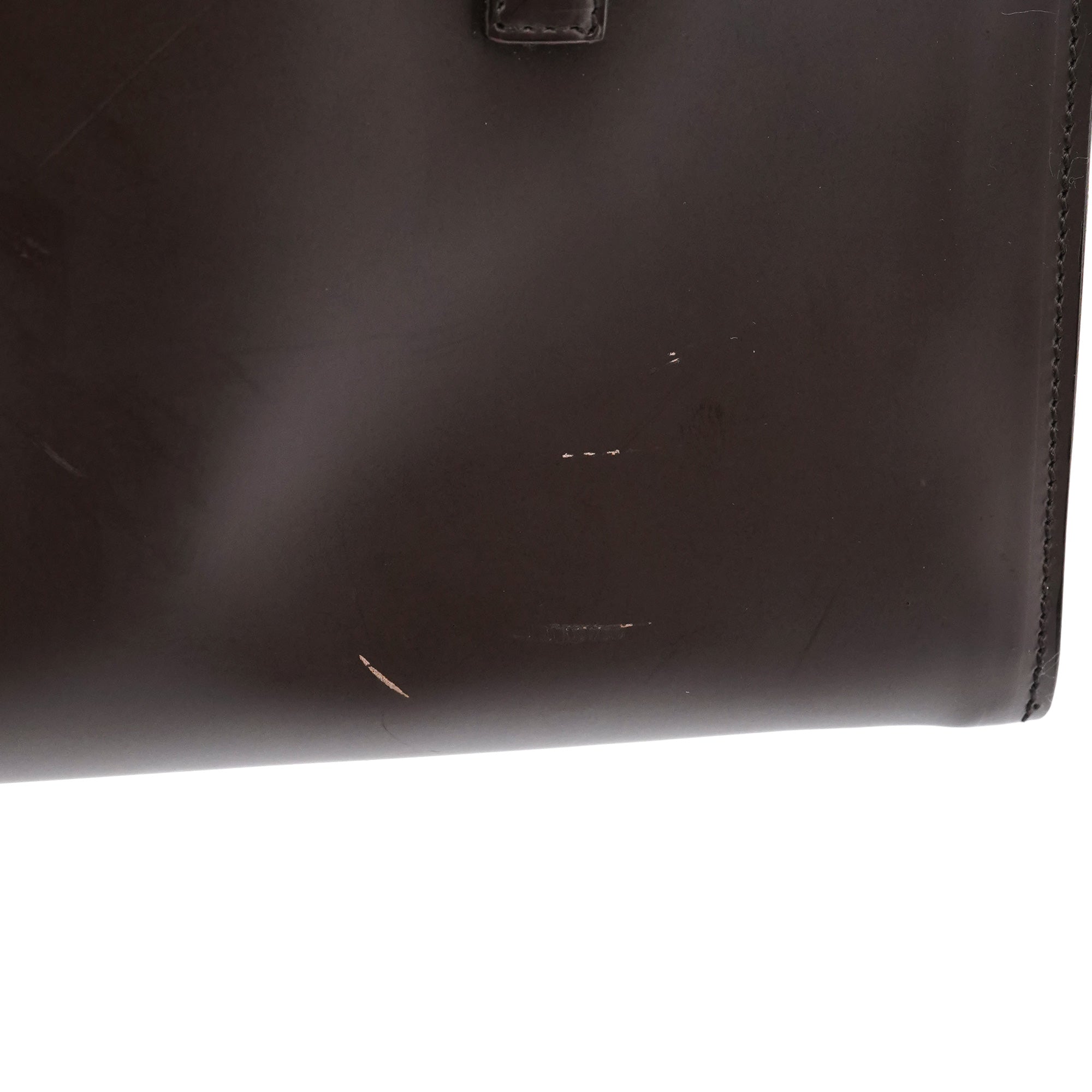 1995 Brown Spazzolato Sport Clutch Tote Bag
