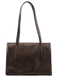 1995 Brown Spazzolato Sport Clutch Tote Bag
