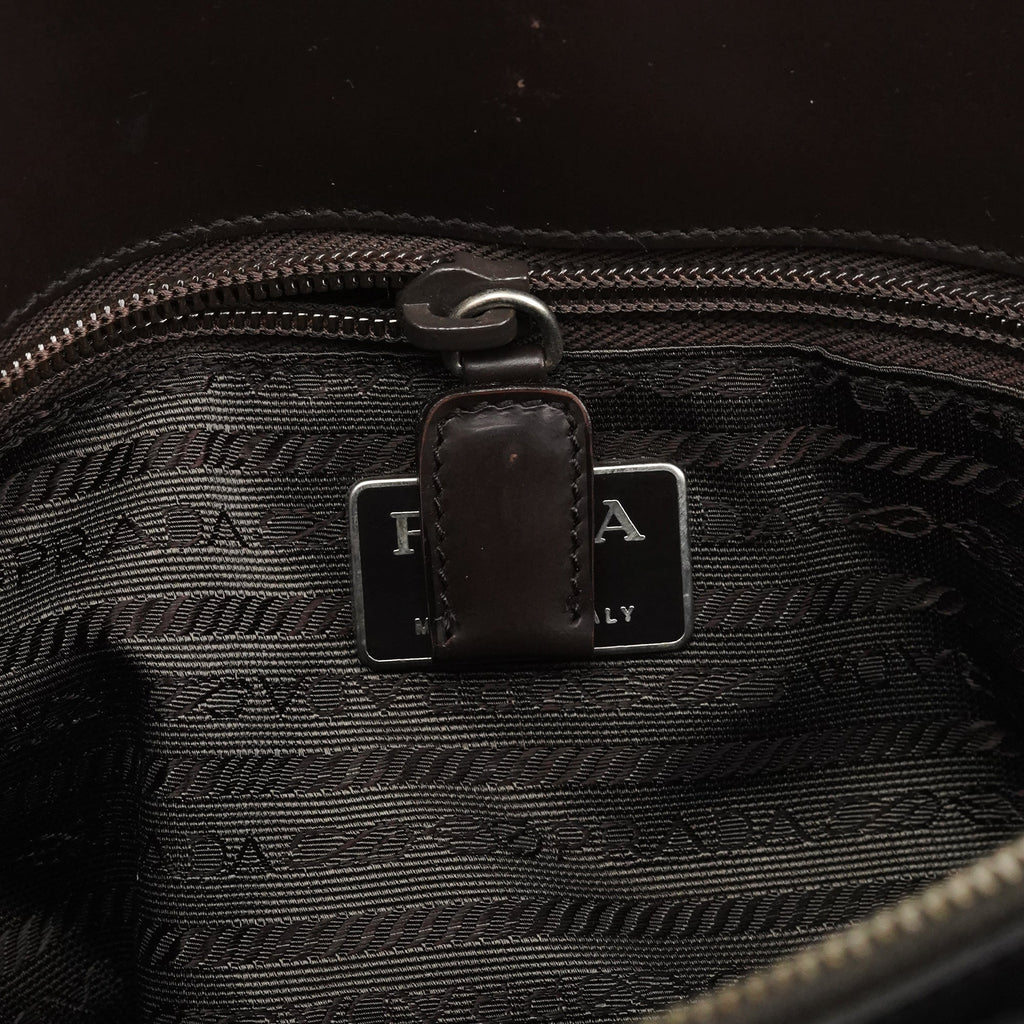 1995 Brown Spazzolato Sport Tote Bag