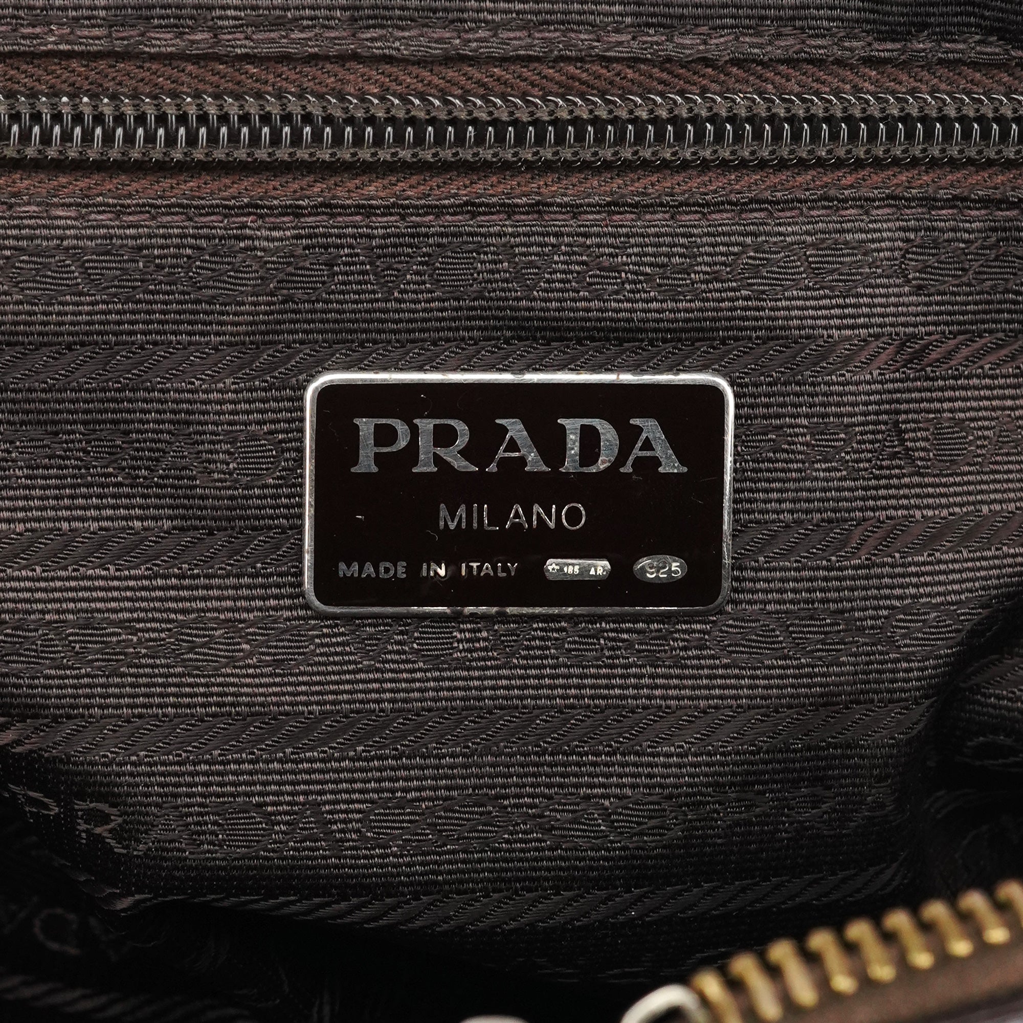 1995 Brown Spazzolato Sport Tote Bag