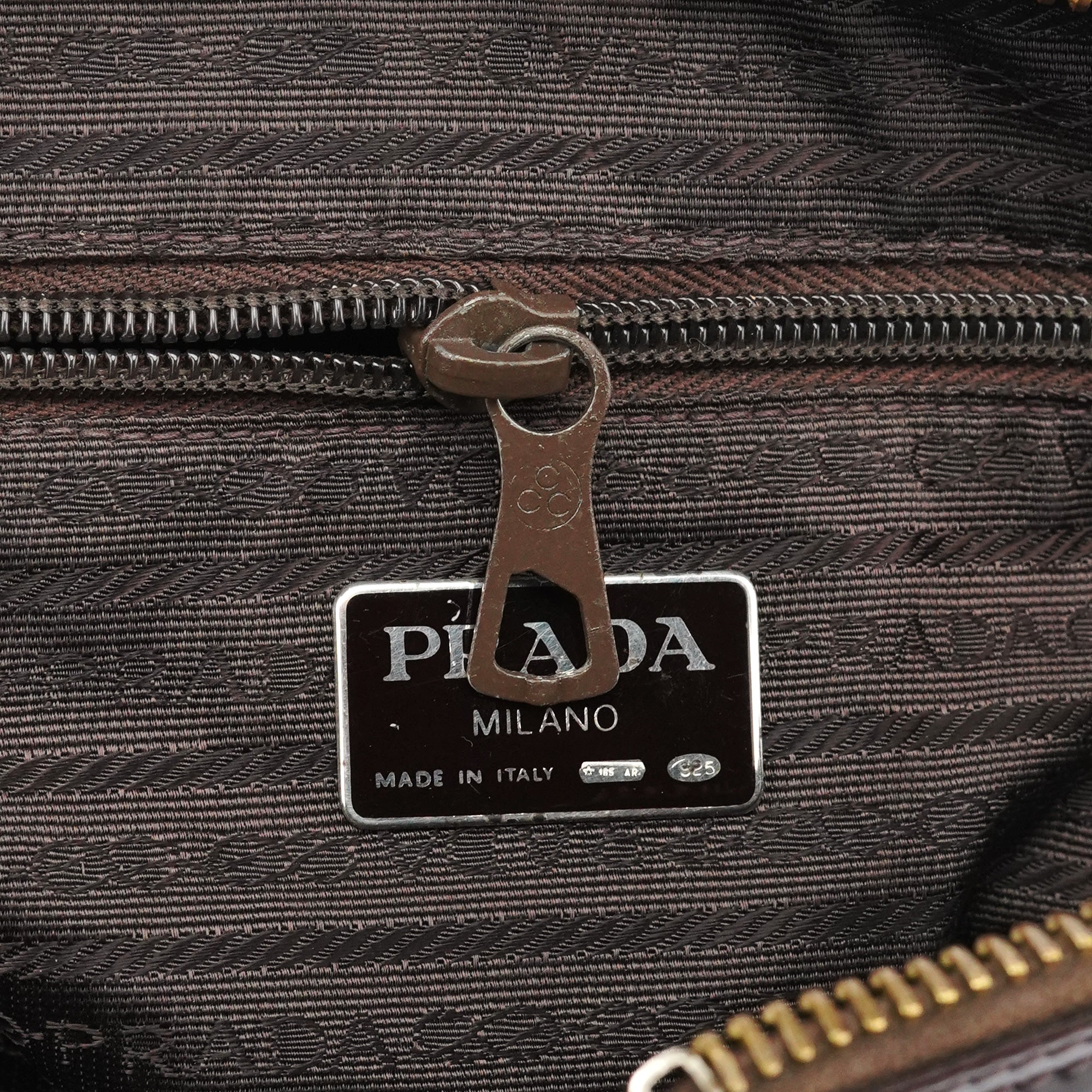 1995 Brown Spazzolato Sport Tote Bag