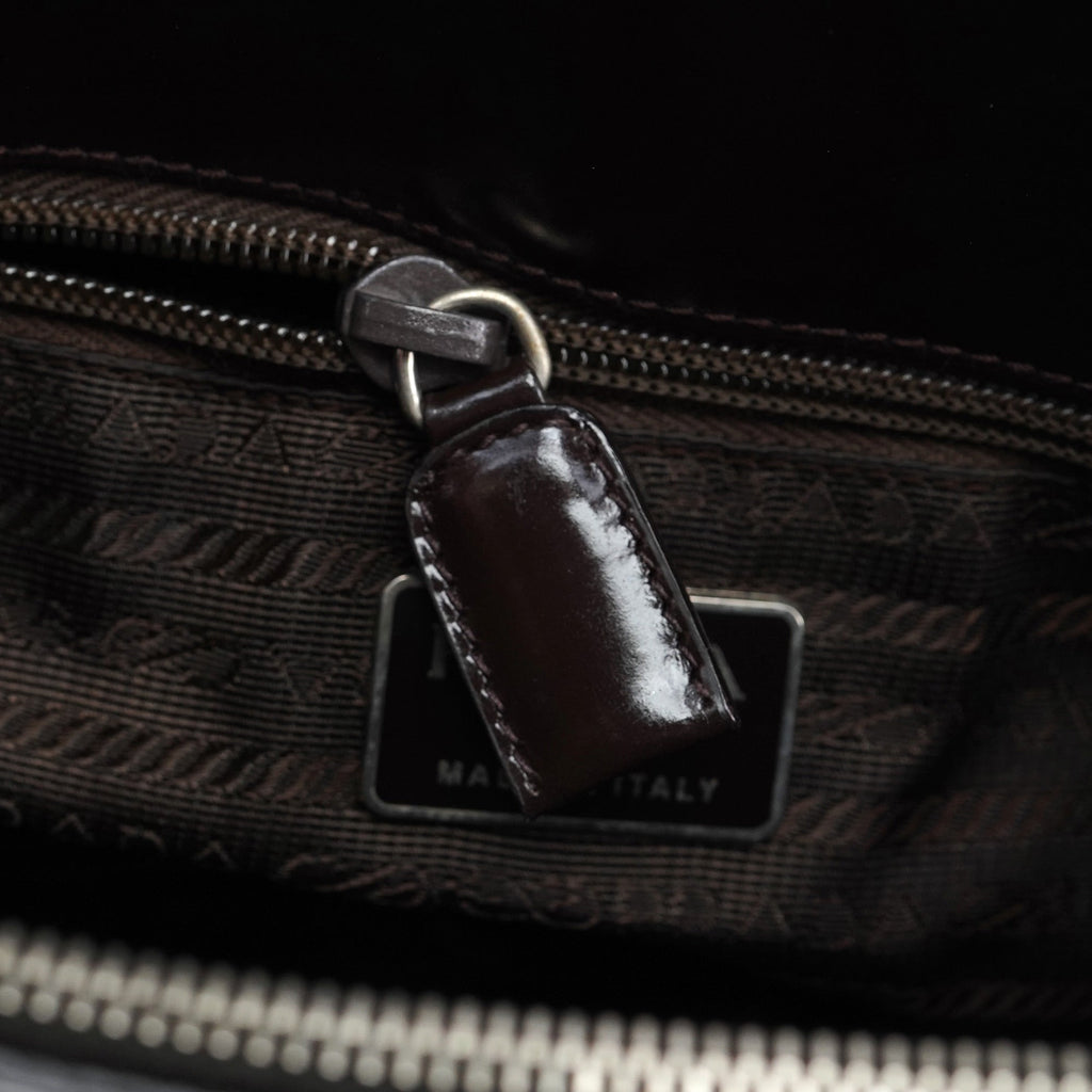 1995 Brown Spazzolato Tote Bag