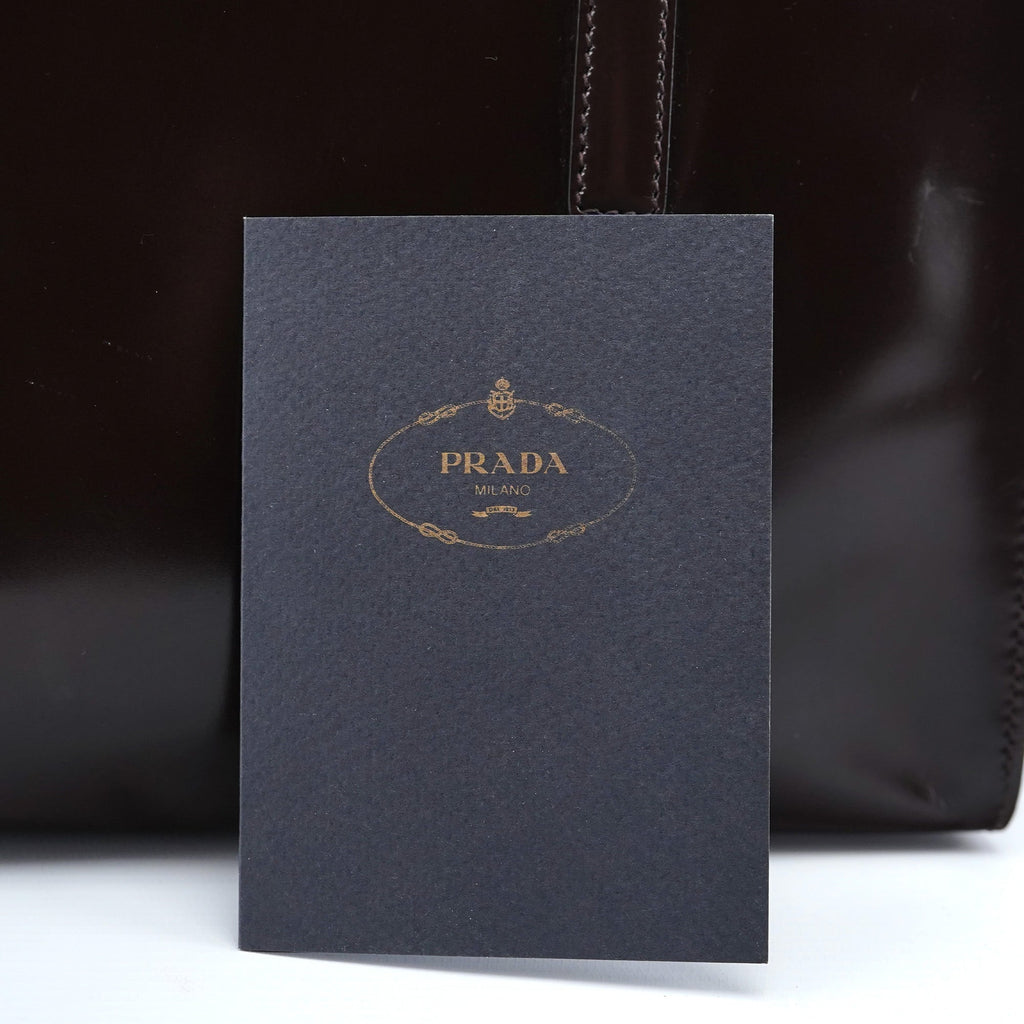 1995 Brown Spazzolato Tote Bag