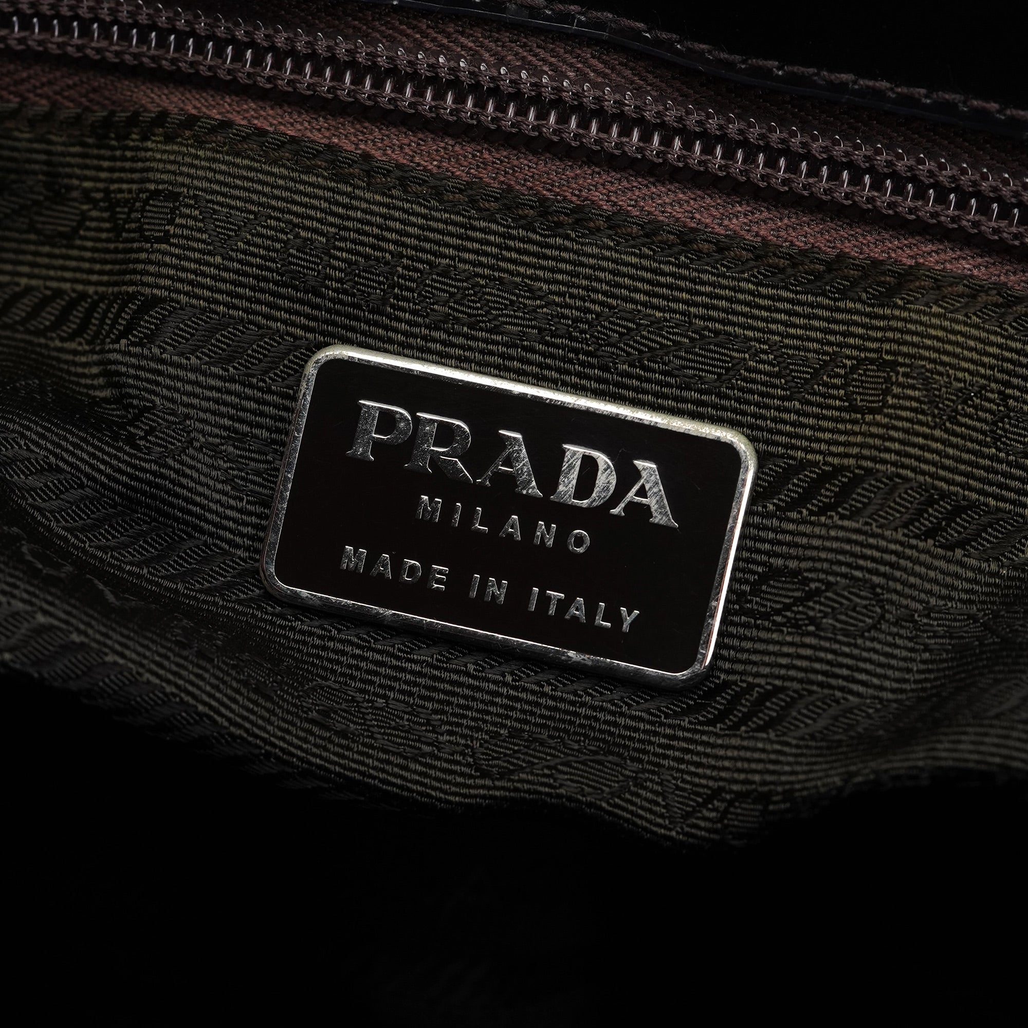 1995 Brown Spazzolato Tote Bag
