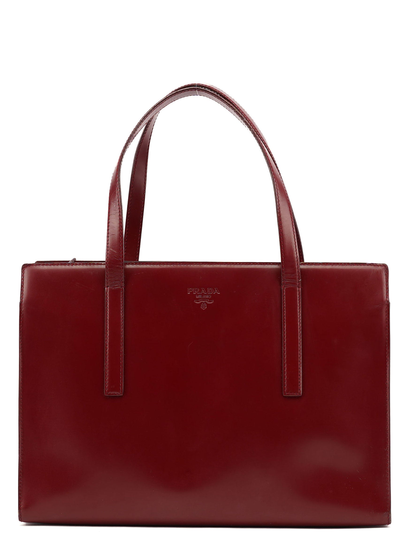 1995 Burgundy Spazzolato Tote Bag