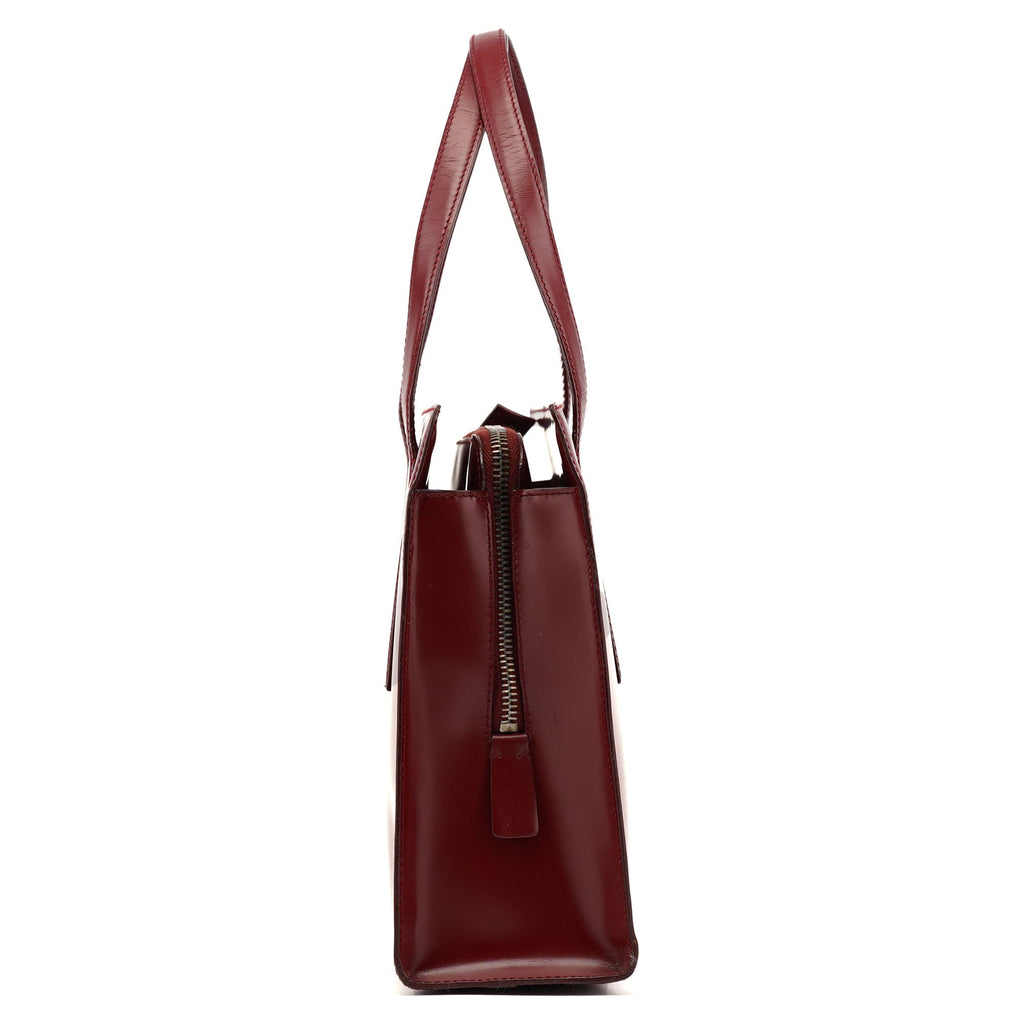 1995 Burgundy Spazzolato Tote Bag
