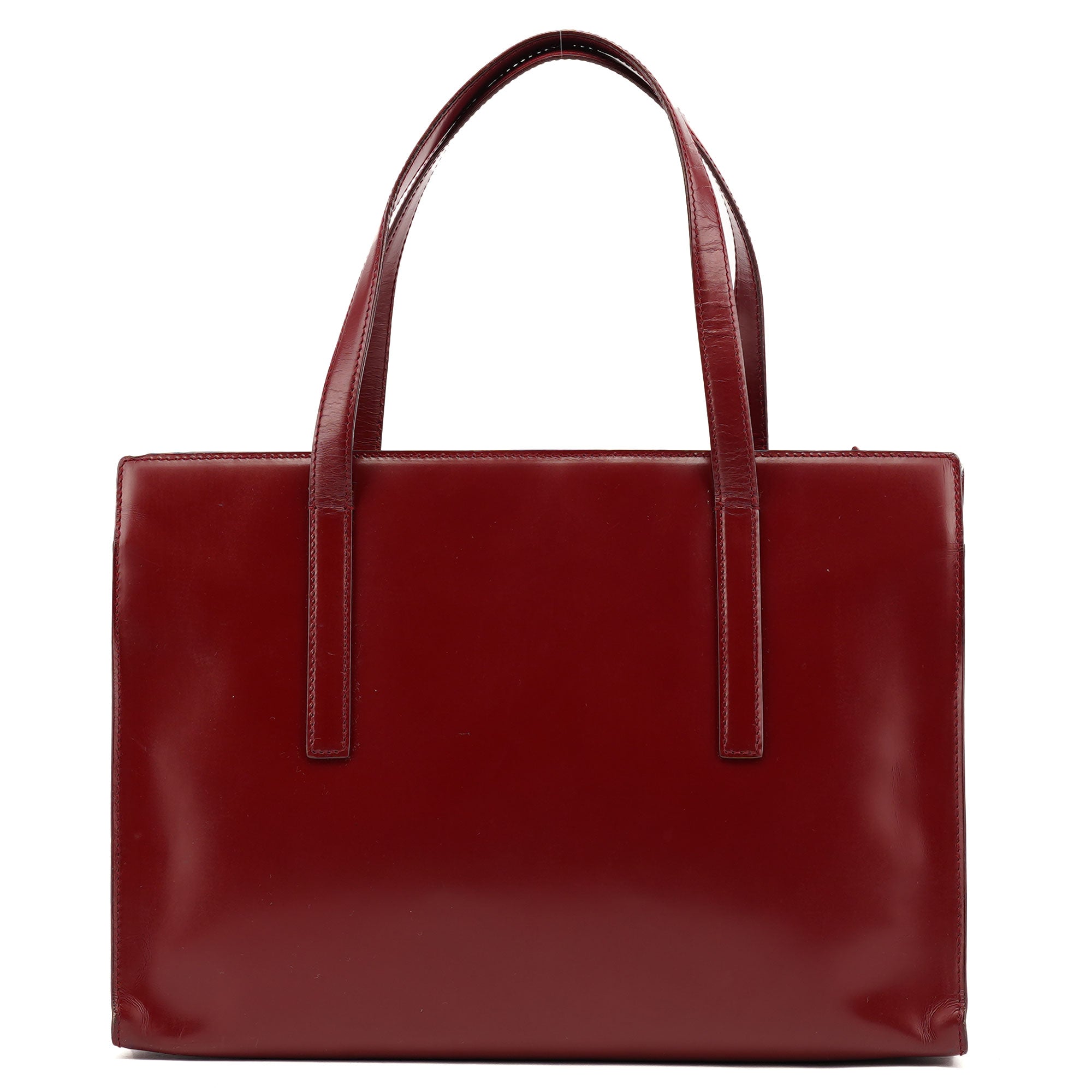1995 Burgundy Spazzolato Tote Bag