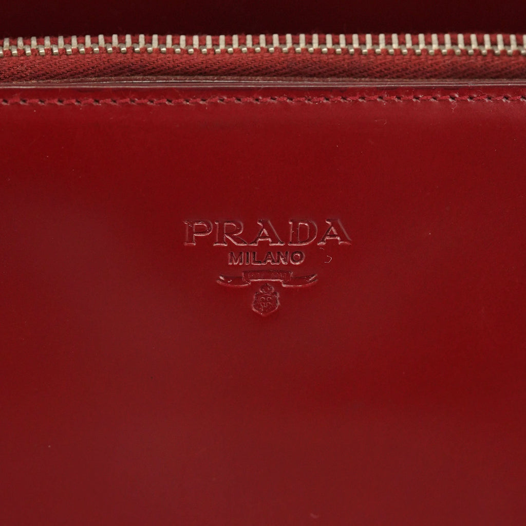 1995 Burgundy Spazzolato Tote Bag