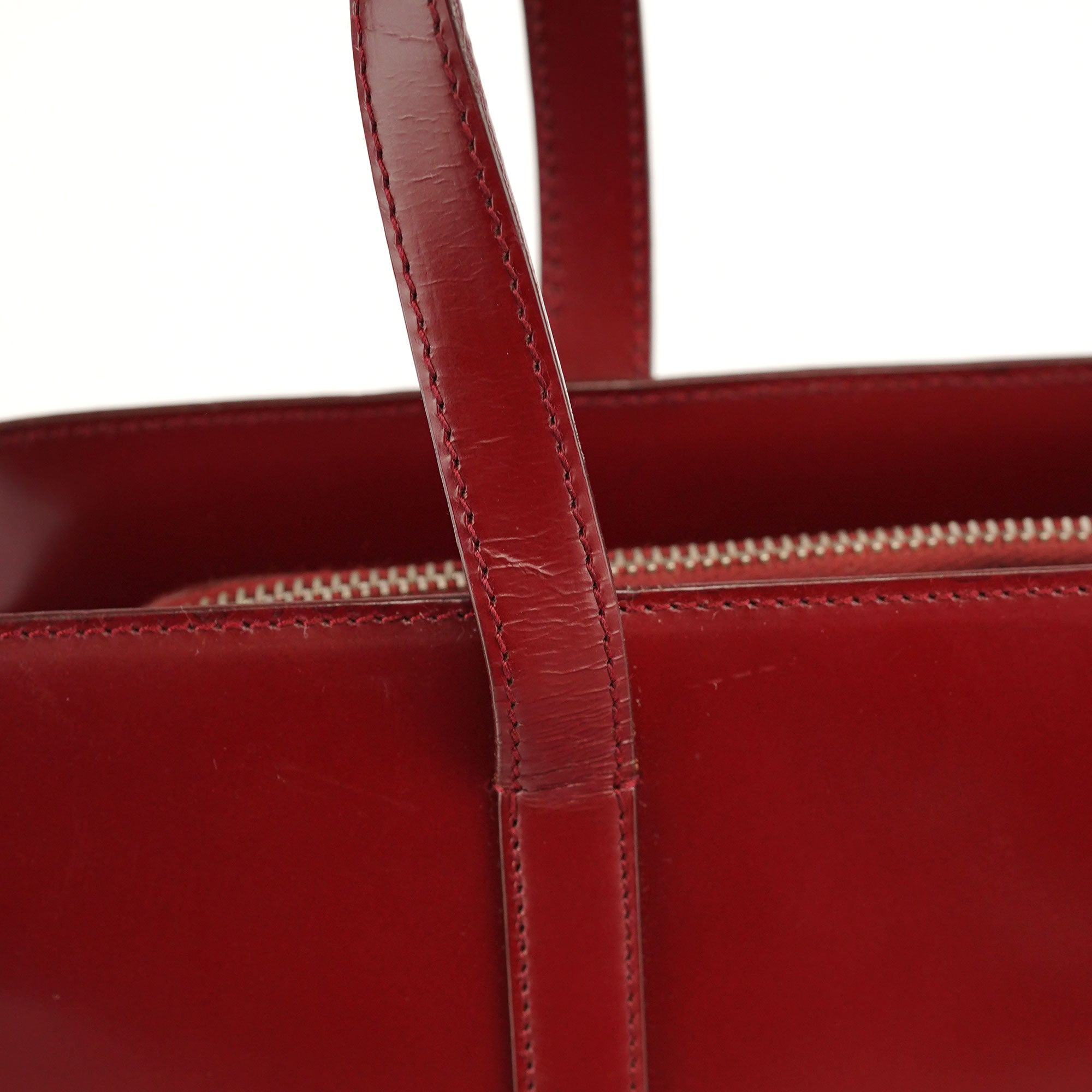 1995 Burgundy Spazzolato Tote Bag