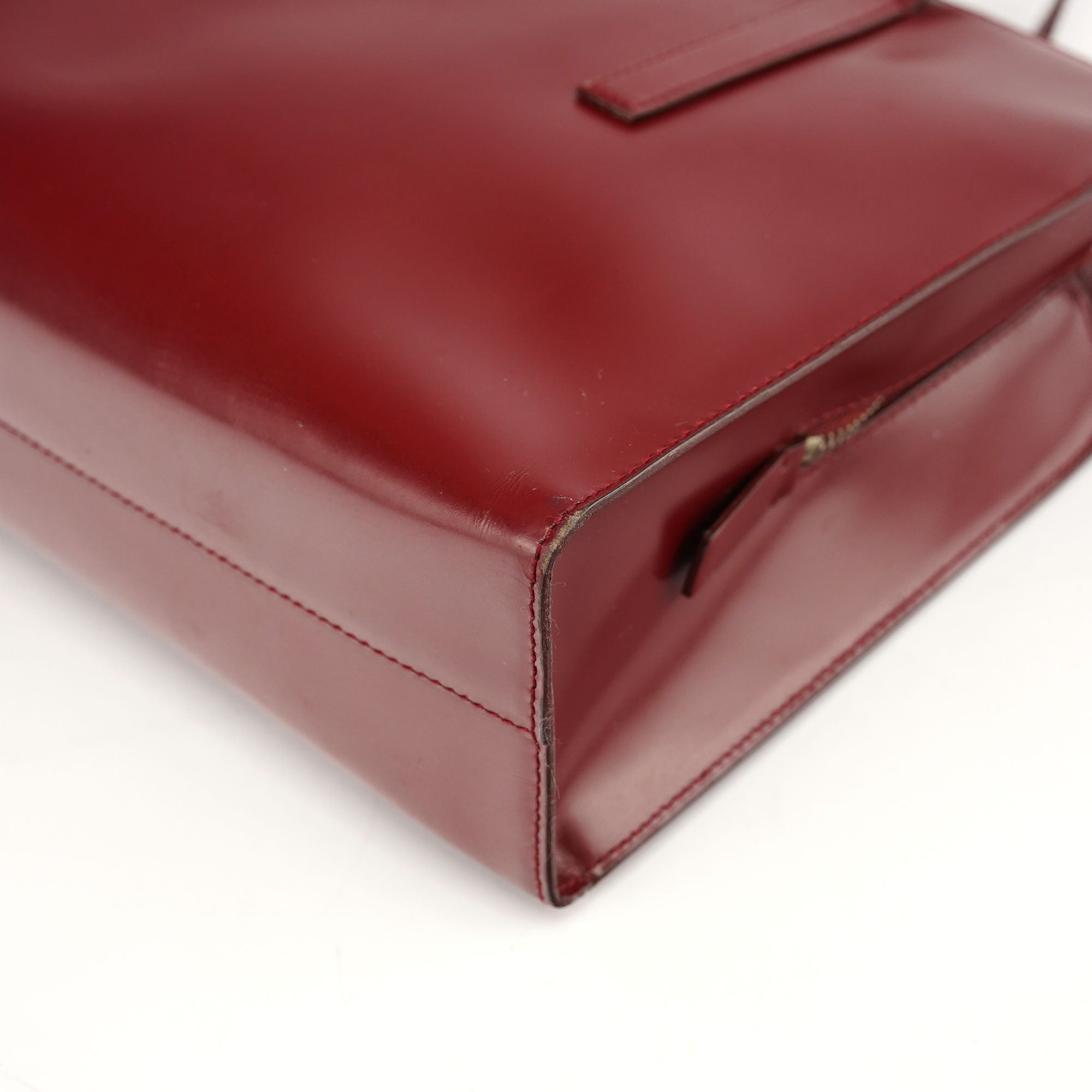 1995 Burgundy Spazzolato Tote Bag