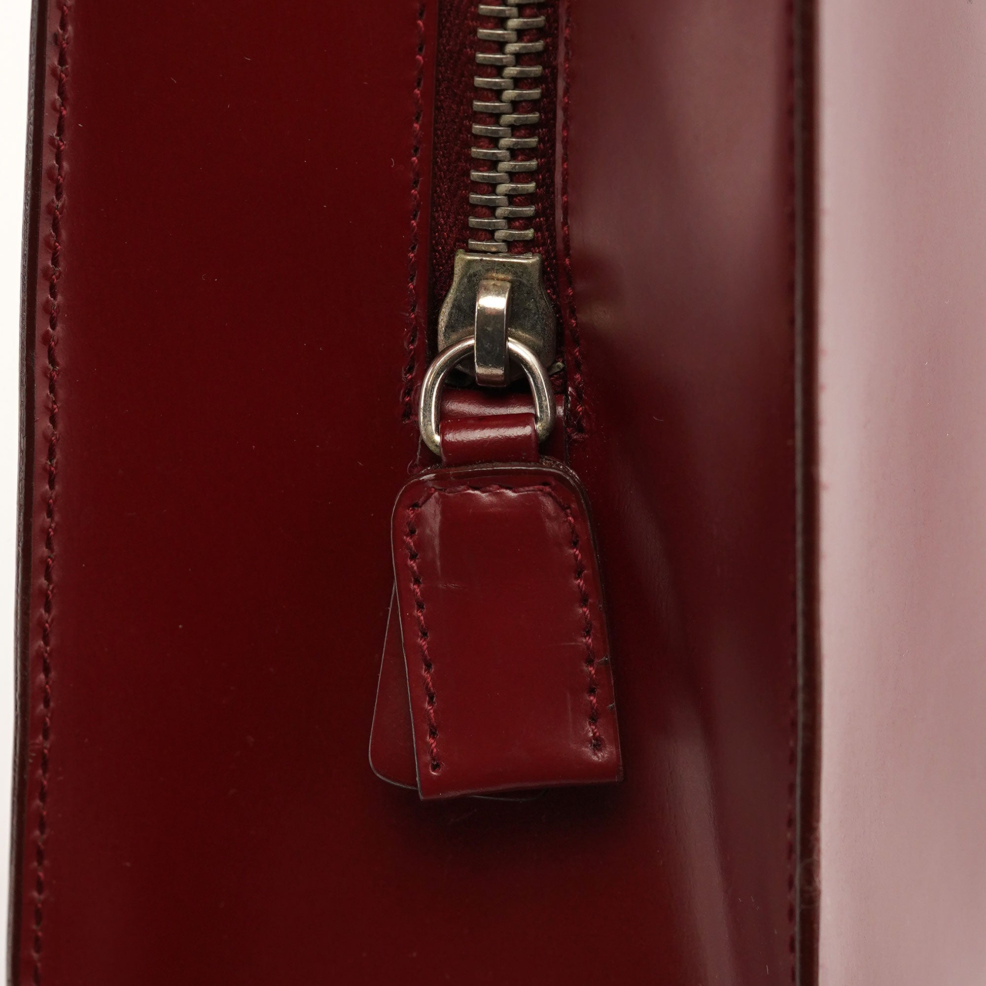 1995 Burgundy Spazzolato Tote Bag