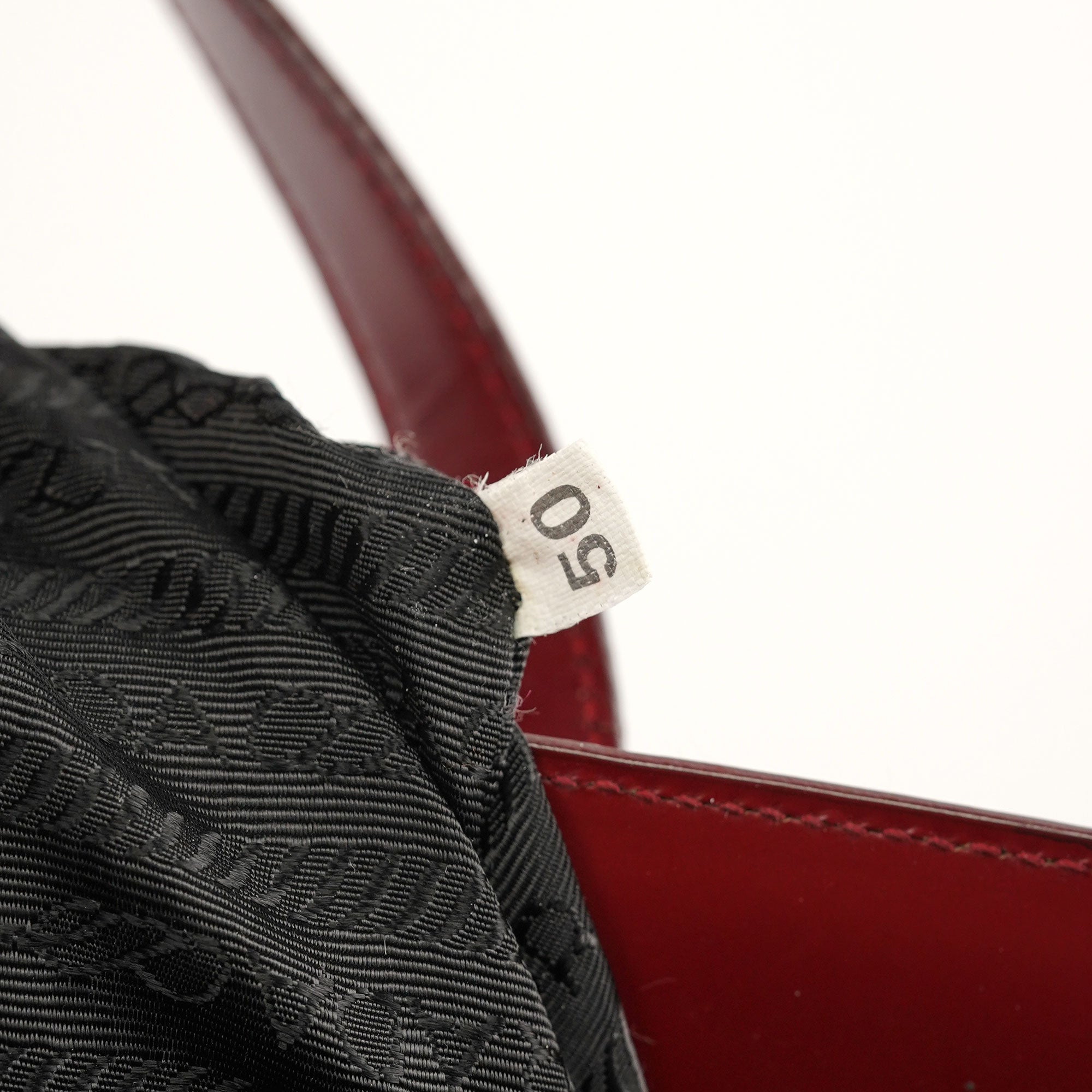 1995 Burgundy Spazzolato Tote Bag