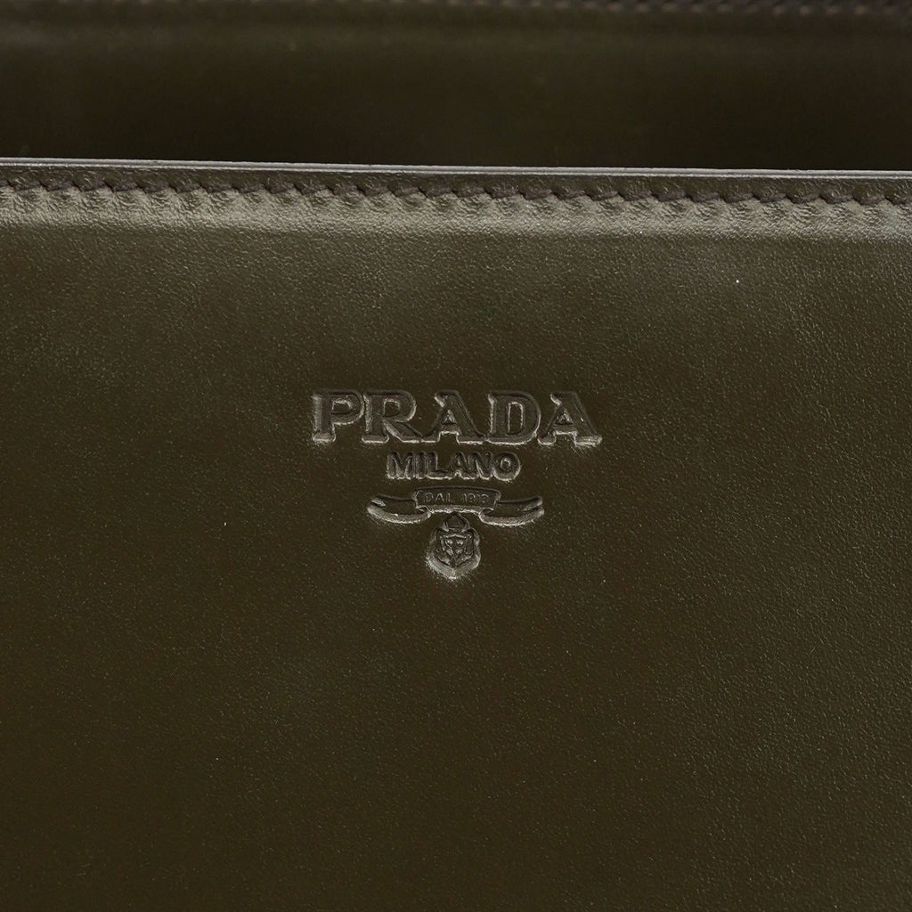 1995 Olive Green Calfskin Tote Bag