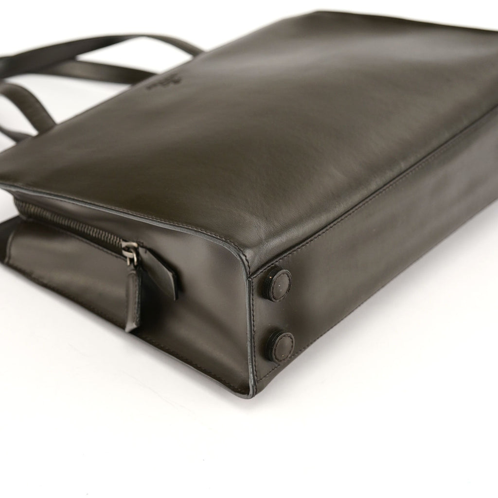 1995 Olive Green Calfskin Tote Bag