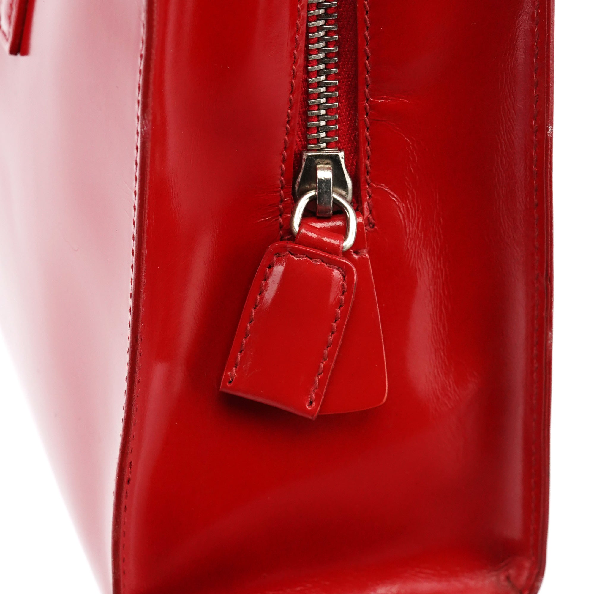 1995 Red Spazzolato Sport Tote Bag