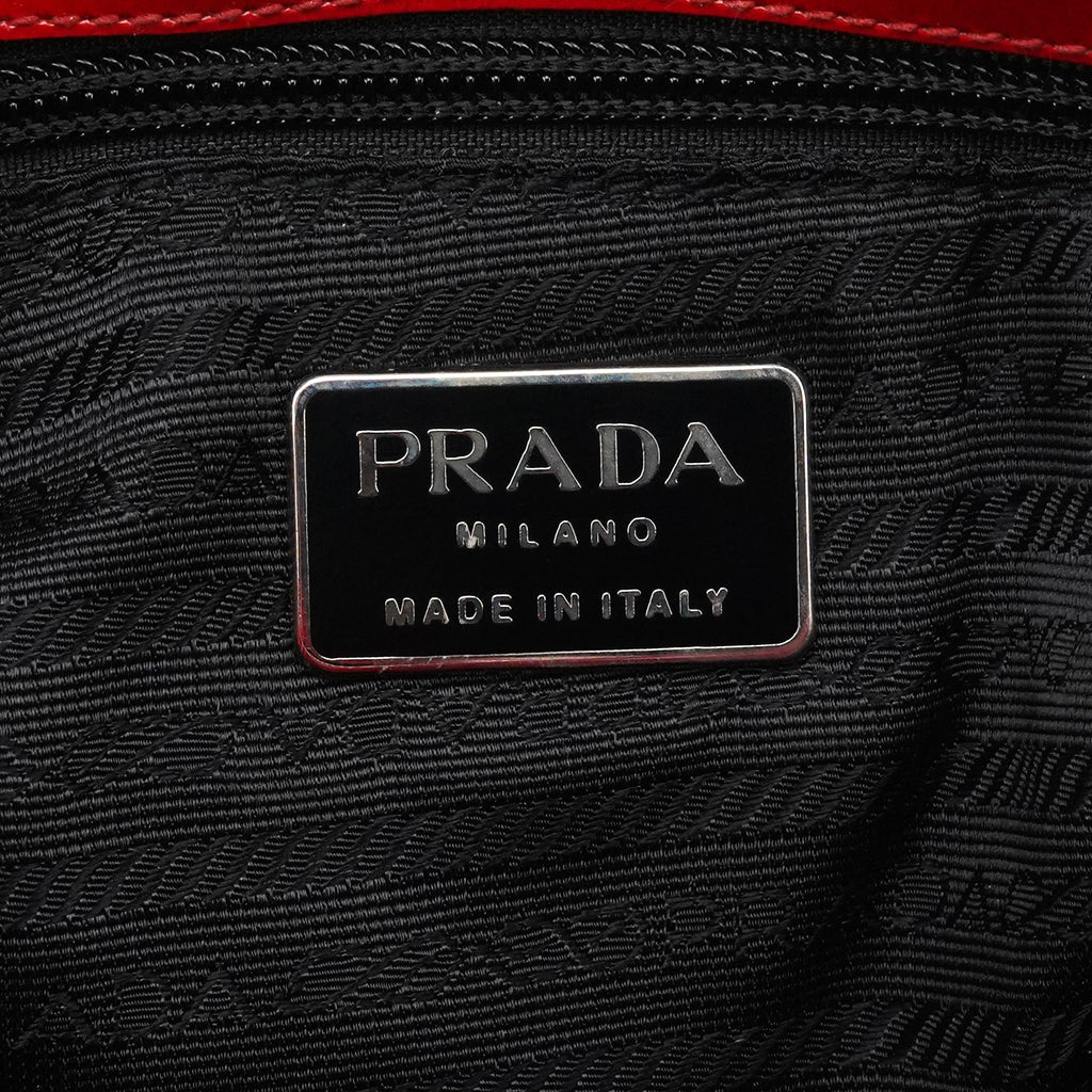 1995 Red Spazzolato Sport Tote Bag