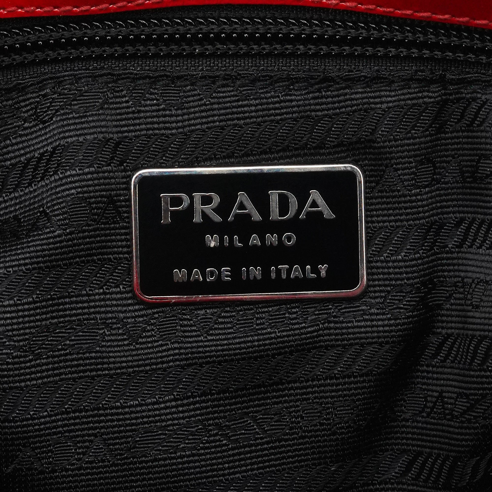 1995 Red Spazzolato Sport Tote Bag