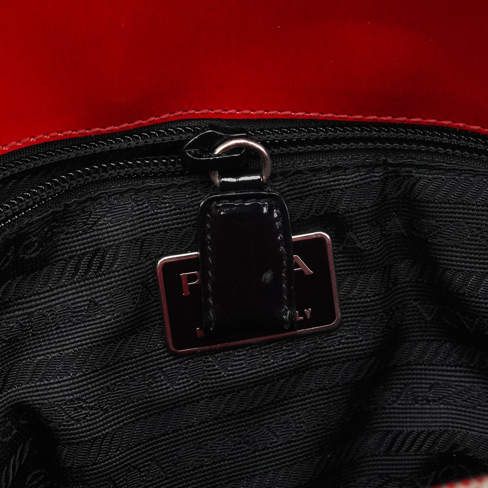 1995 Red Spazzolato Sport Tote Bag