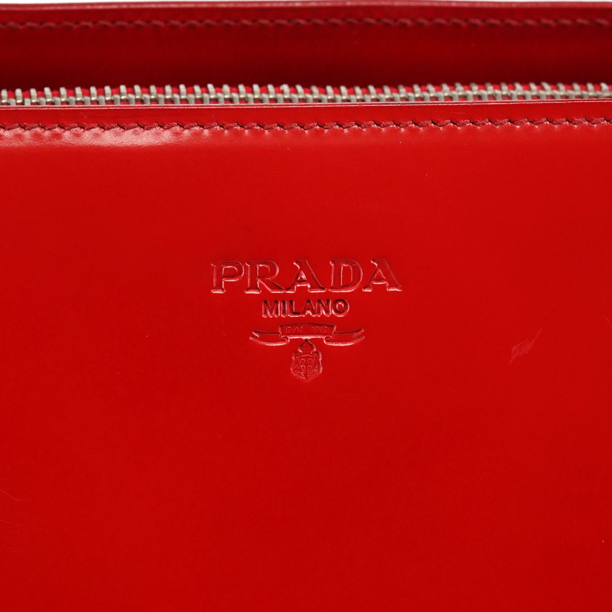 1995 Red Spazzolato Sport Tote Bag