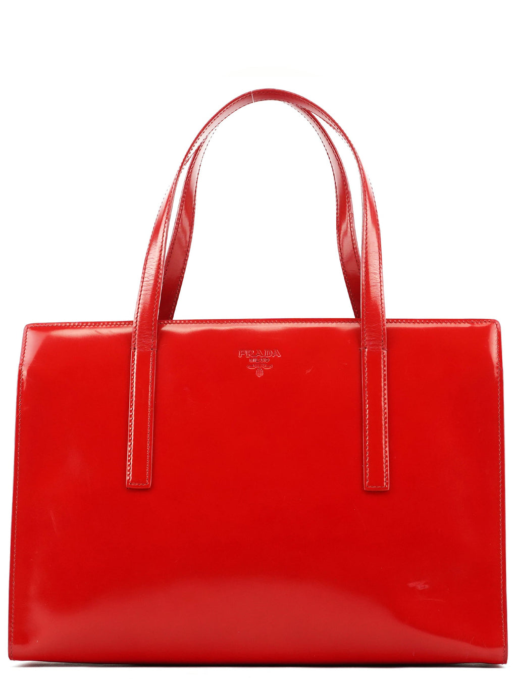 1995 Red Spazzolato Sport Tote Bag