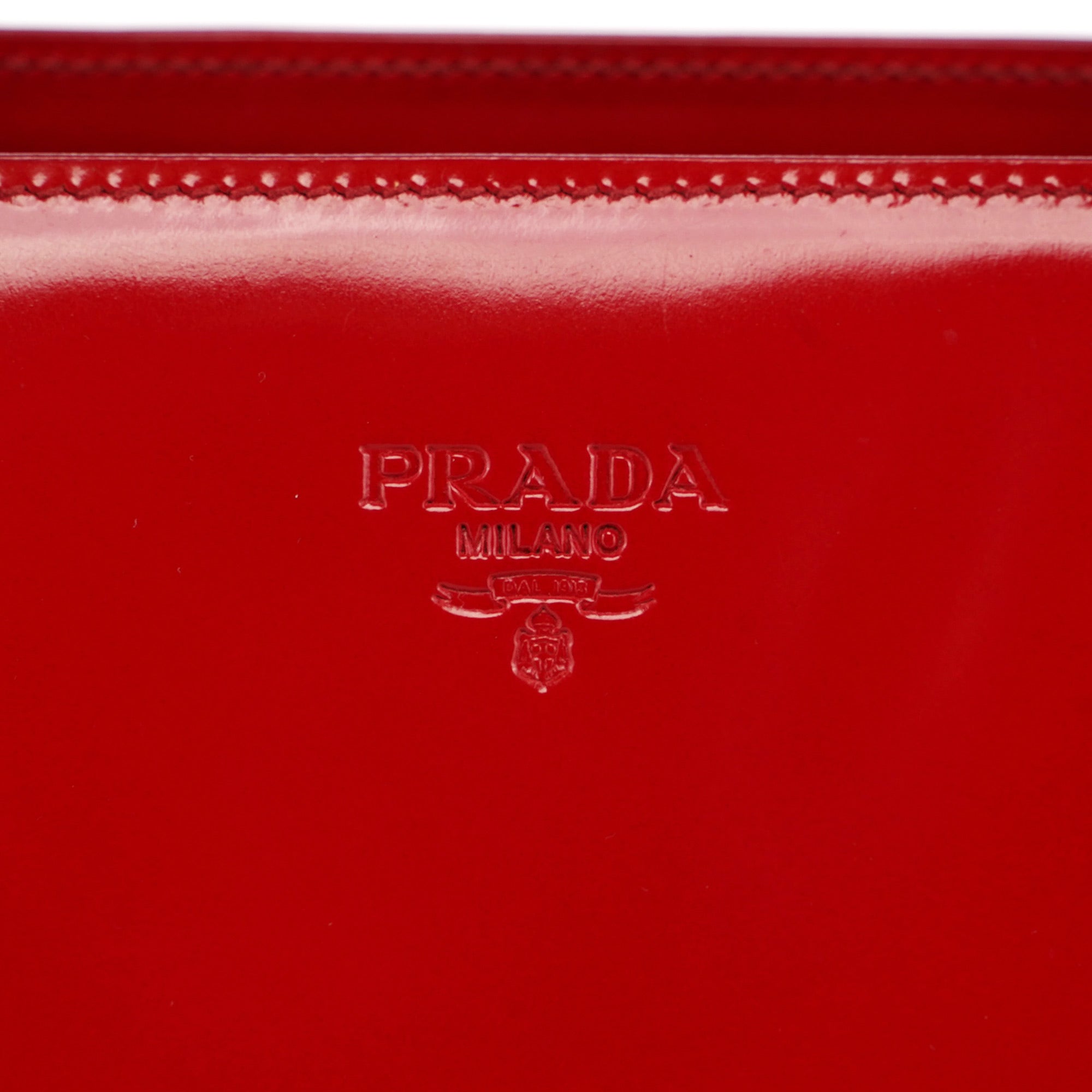 1995 Red Spazzolato Tote