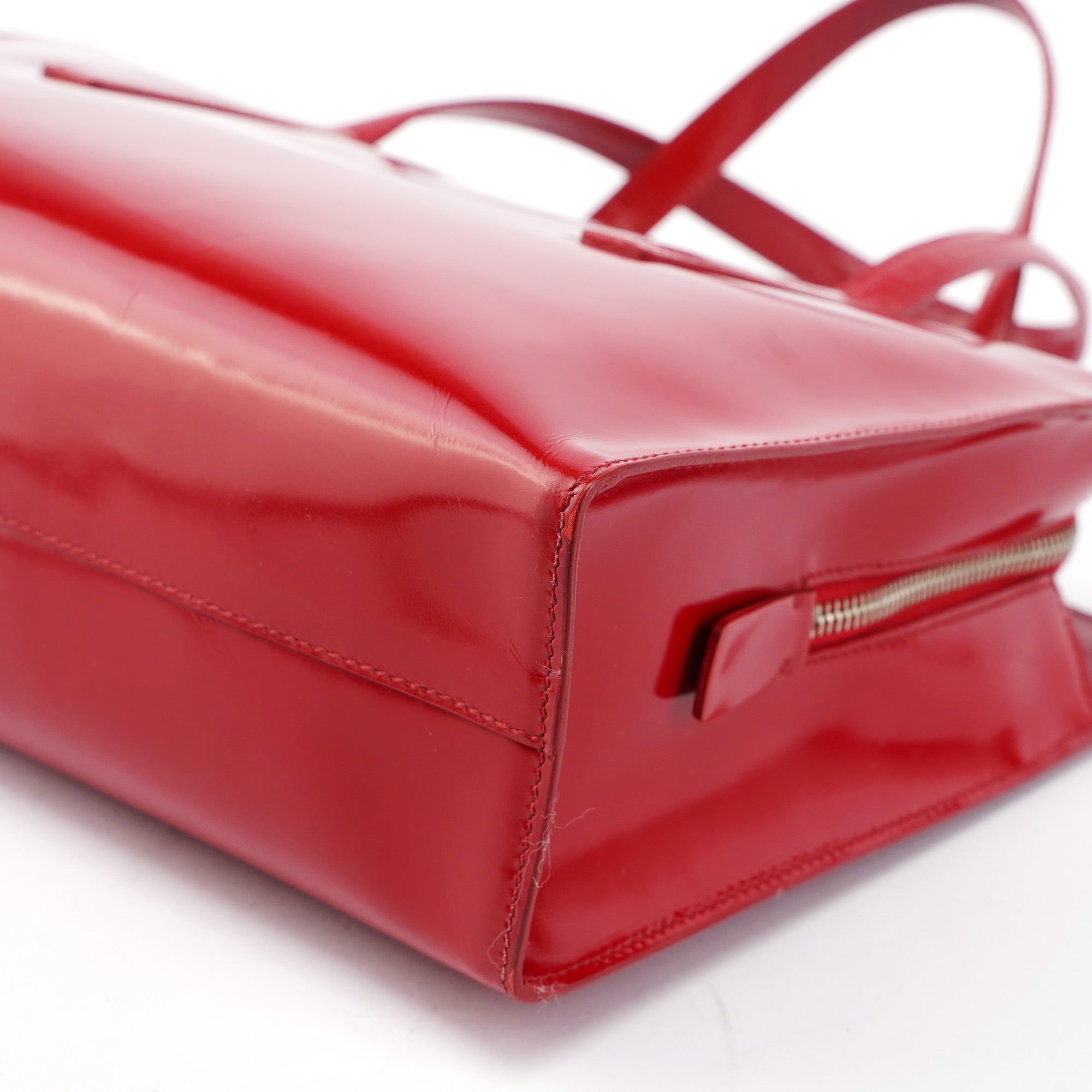 1995 Red Spazzolato Tote